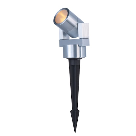 Et2 1-Light 3.5" Wide Satin Aluminum Outdoor Pathway Light E41350-SA